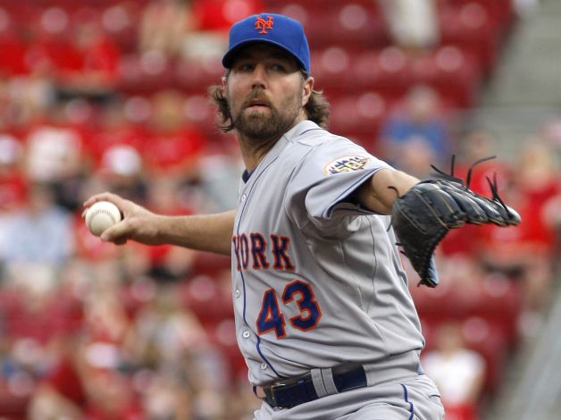 R.A. Dickey not at his best on Wednesday